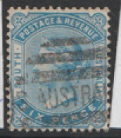 South Australia  1883  SG  194a  6d P13  Fine Used    - Gebraucht