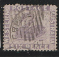 Western Australia   1882  SG  79  6d P14   Fine Used    - Oblitérés