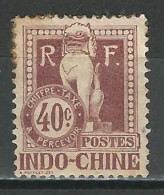 Indochine Yv. T12, Mi P12 * - Portomarken