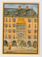 M296 - AUTRICHE - Innsbruck - Goldenes Dachl - Aquarell Von René Rietmeyer - Innsbruck