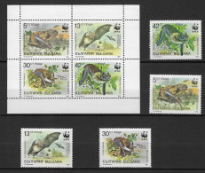 Bulgaria 1989 MiNr. 3741 - 3744 Bulgarien Mammals, Bats, WWF 4v MNH ** 7.00 € - Chauve-souris