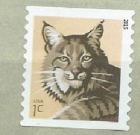 VERINIGTE STAATEN ETATS UNIS USA 2015 BOBCAT PSA COIL Y. 2015 1C MNH SN 4672A  MI 4853II YT 4778 SN 5576 - Neufs