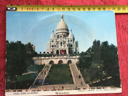 Disque 45 Tr Vinyle MEXISONOR Carte Postale Musicale "Paris Reine Du Monde "Photo Vintage :Sacré Cœur Paris - Objets Dérivés