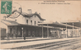 PORT D'ATELIER   70 HAUTE SAONE  BELLE CPA   INTERIEUR DE LA GARE - Altri & Non Classificati