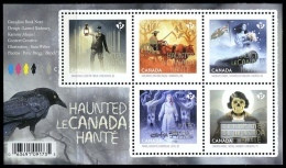 Canada (Scott No.2860 - Le Canada Hanté / Haunted Canada) (**) BF / SA - Blocks & Sheetlets