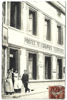 SAINT DIDIER LA SEAUVE Devenu SAINT DIDIER EN VELAY - Devanture De La POSTES TELEGRAPHES TELEPHONES - CARTE PHOTO - Saint Didier En Velay