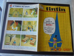 Tintin N° 1 De 1970 Couverture Ploeg  Concours Temple Du Soleil - Tintin