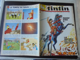 Tintin N° 4 De 1970 Couverture Craenhals Chevalier Ardent  Tintin Et Le Temple Du Soleil - Tintin