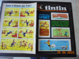 Tintin N° 12   De 1970 Couverture Tintin  L'enfance D'Eddy Merckx - Tintin