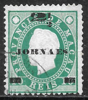 Macau – 1892 King Luiz Surcharged 2 1/2 Over 10 Réis Used Stamp - Gebraucht