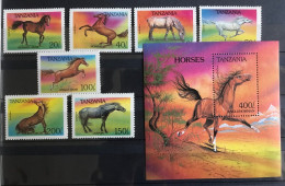 Tanzania - Horses / Animals - Stamps - Timbres - MNH** Alb. - Chevaux