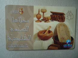 TUNISIA USED CARDS PREPAID  POPULAR ART  2 SCAN - Tunesië