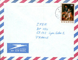 RWANDA SEUL SUR  LETTRE POUR LA FRANCE 1979 - Brieven En Documenten