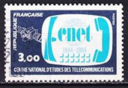 1984. France. 40 Years National Centre Of Telecommunications Studies. Used. Mi. Nr. 2450 - Gebraucht