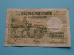 50 Francs Ou 10 Belgas ( 12-12-44 > 5778Q0196 ) Belgique / België ( Voir / See > Scans ) Circuler ! - Andere & Zonder Classificatie