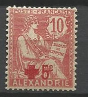 ALEXANDRIE N° 34 NEUF* TRACE DE CHARNIERE / Hinge / MH - Neufs