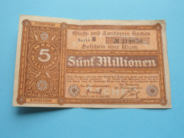 1922 / 1923 Reichsbanknote BERLIN Und AACHEN ( Voir / See > Scans ) Circuler > 7 Stück ! - Te Identificeren