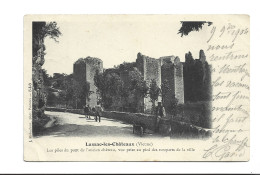 CPA DPT 86 LUSSAC LES CHATEAUX , LES PILES DU PONT DE L ANCIEN CHATEAU  En 1904! - Lussac Les Chateaux