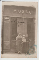 CARCES - VAR - CARTE PHOTO - MAGASIN DE CHAUSSURES MUSSO - Carces