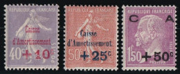 France N°249/251 - Neuf * Avec Charnière - TB - Nuevos