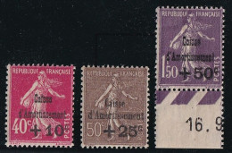 France N°266/268 - Neuf ** Sans Charnière - TB - Unused Stamps