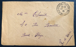 France, WW1, TAD CHATEAU-THIERRY CENTRALISATEUR 17.12.1918 Sur DEVANT D'enveloppe - (B1315) - WW I