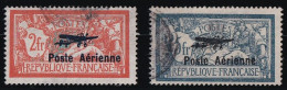 France Poste Aérienne N°1/2 - Oblitéré - TB - 1927-1959 Matasellados