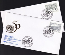 UNO WIEN 1995 Mi-Nr. 186/87 FDC - FDC