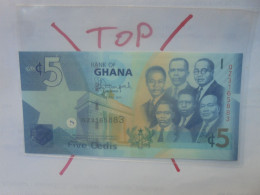 GHANA 5 CEDIS 2015 Neuf (B.29) - Ghana