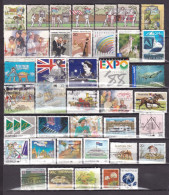 LOTTO 19 AUSTRALIA  40 FRANCOBOLLI USATI ANNATE VARIE COME DA FOTO - Blocks & Sheetlets