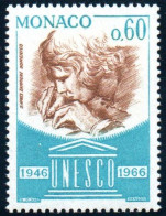 MONACO, 1966, 20e Anniversaire De L'UNESCO, N° 701 - Nuovi