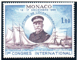 MONACO, 1966, Congrès D'histoire De L'océanographie, N° 702 - Usati