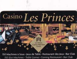 FRANCE - Casino Les Princes, Member Card, Used - Tarjetas De Casino