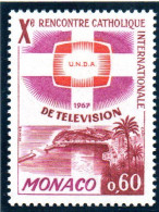 MONACO, 1966, 10e Rencontre Catholique Internationale, N° 706 - Nuovi