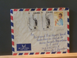 65/586Q  LETTRE ZAIRE - Covers & Documents