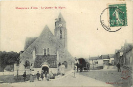 - Yonne - Ref-A801- Champigny Sur Yonne - Quartier De L église - - Champigny