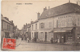 45 JARGEAU  Grand'Rue  (carte Peu Courante) - Jargeau
