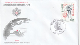 FDC - MONACO - N°2663 (2009) Jeanne D'Arc - FDC