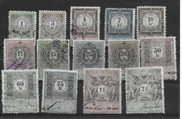 Österreich Lot Stempelmarken 1881  Fiscal Revenue Stamps - Fiscaux