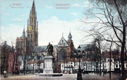 BELGIQUE - ANVERS - Place Verrte - Carte Postale Ancienne - Antwerpen