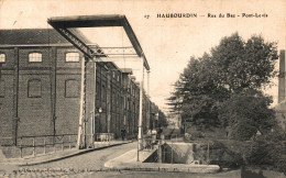 N°104755 -cpa Haubourdin -rue Du Bac Pont Levis- - Haubourdin