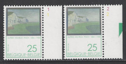 Belgique COB 2417 ** (MNH) - Planches 1 Et 2 - 1991-2000