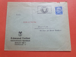 Allemagne - Enveloppe Commerciale De Berlin Pour Paris En 1939 - Réf 1004 - Briefe U. Dokumente