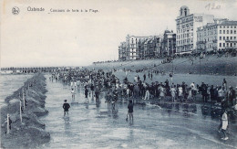 BELGIQUE - Ostende - Concours De Forts à La Plage - Carte Postale Ancienne - Oostende