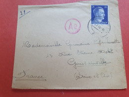 Allemagne - Enveloppe De Berlin Pour La France En 1943  Avec Marques De Contrôle - Réf 1011 - Cartas & Documentos