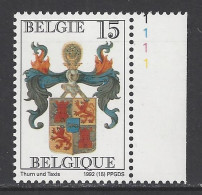 Belgique COB 2483 ** (MNH) - Planche 1 - 1991-2000