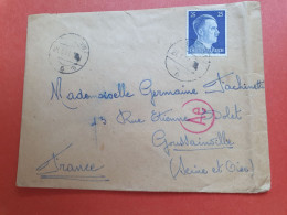Allemagne - Enveloppe De Berlin Pour La France En 1944  Avec Marques De Contrôle - Réf 1026 - Cartas & Documentos