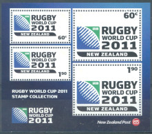 NEW ZEALAND - MNH/**. - 2010 - RUGBY WORLD CUP - Yv BLOC 256 -  Lot 25717 - Hojas Bloque