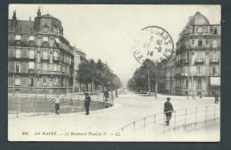 N° 224  - Le Havre -  Le Boulevard François 1er  ( écrite Au Dos  En 1914)- Gb 20070 - Gare