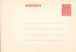 Norwegen Kortbrev K28 Ungelaufen - Postal Stationery